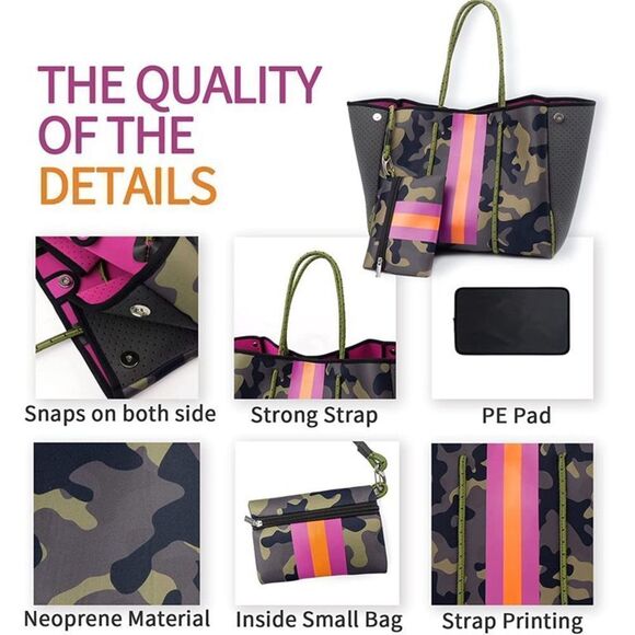 Neoprene Tote Bag   - Picture 9 of 15